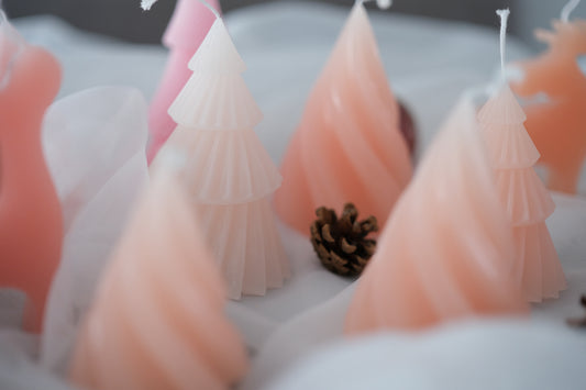 Soft Christmas Collection | 13 Set Candle Apricot Blush Nuance