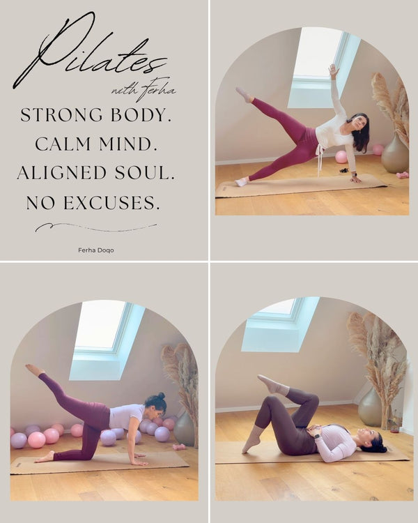 No excuses ✦ We want results ✦ Intensiv online Pilates Class