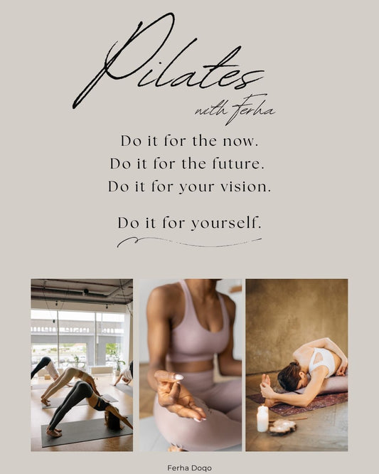No excuses ✦ We want results ✦ Intensiv online Pilates Class