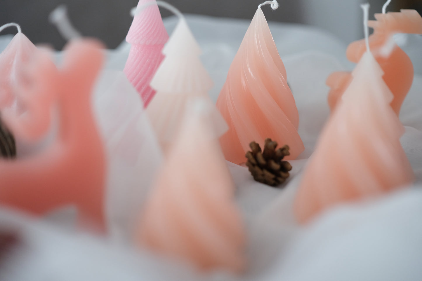Soft Christmas Collection  | 13 Set Candle Apricot Blush Nuance